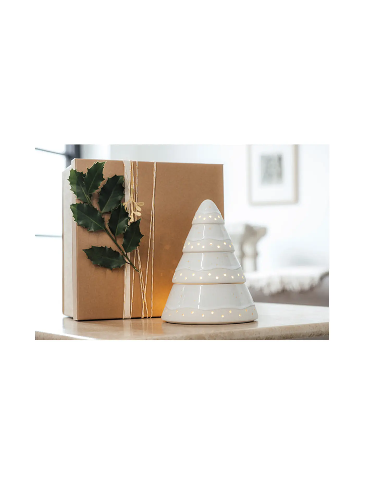 LIKE BY VILLEROY & BOCH | Windlicht Baum WINTER GLOW 14,5x14,5cm | 
